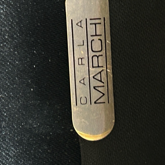 Elegant Black Velvet Clutch with Rhinestone Trim - Picture 4 of 10